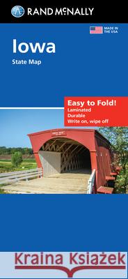 Rand McNally Easy to Fold: Iowa State Laminated Map Rand McNally 9780528025518 Rand McNally