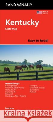 Rand McNally Easy to Read: Kentucky State Map Rand McNally 9780528028618