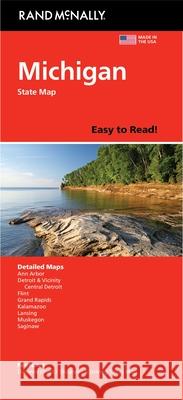 Rand McNally Easy to Read: Michigan State Map Rand McNally 9780528028915