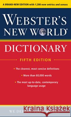 Webster's New World Dictionary, Fifth Edition Webster's New World College Dictionaries 9780544785670 Webster's New World
