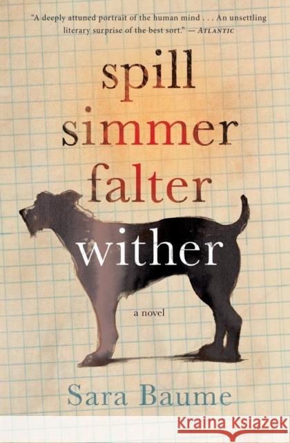 Spill Simmer Falter Wither Sara Baume 9780544954618 Mariner Books
