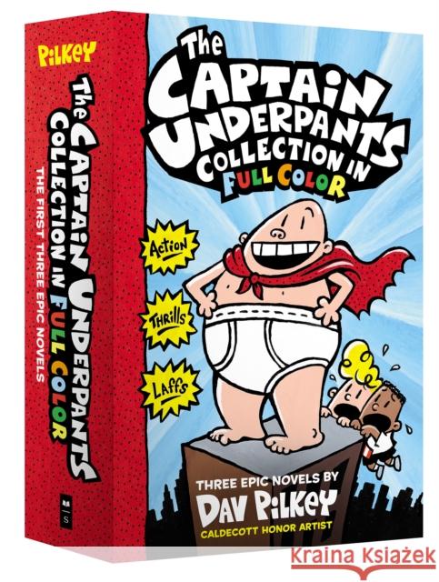 The Captain Underpants Color Collection (Captain Underpants #1-3 Boxed Set) Pilkey, Dav 9780545870115
