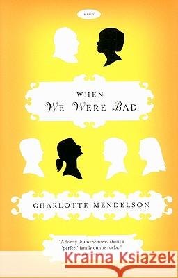 When We Were Bad Charlotte Mendelson 9780547085920 Mariner Books