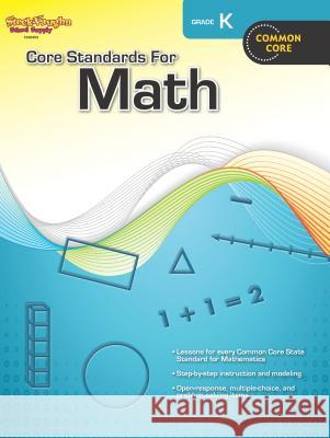 Core Standards for Math Reproducible Grade K Houghton Mifflin Harcourt 9780547878164 Harcourt School Supply