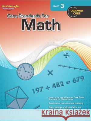 Core Standards for Math Reproducible Grade 3 Houghton Mifflin Harcourt 9780547878218