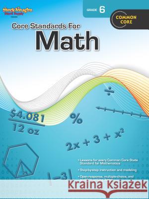 Core Standards for Math Reproducible Grade 6 Houghton Mifflin Harcourt 9780547878256