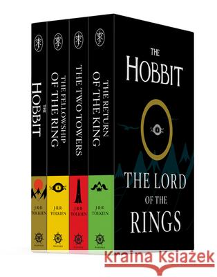 The Hobbit and the Lord of the Rings Boxed Set: The Hobbit / The Fellowship of the Ring / The Two Towers / The Return of the King Tolkien, J. R. R. 9780547928180 Mariner Books