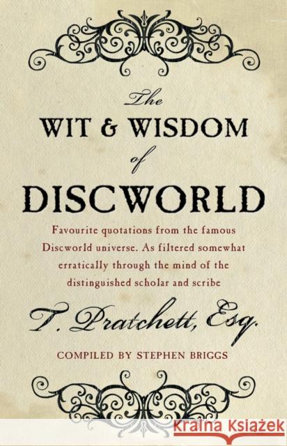 The Wit And Wisdom Of Discworld Terry Pratchett 9780552159463 Transworld Publishers Ltd