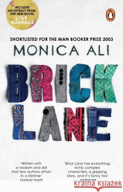 Brick Lane: By the bestselling author of LOVE MARRIAGE Monica Ali 9780552771153