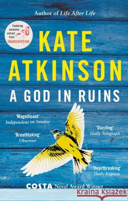 A God in Ruins: Costa Novel Award Winner 2015 Kate Atkinson 9780552776646