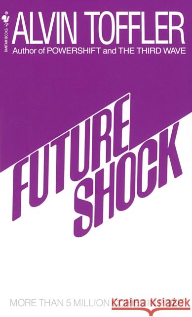 Future Shock Alvin Toffler 9780553277371 Bantam Books