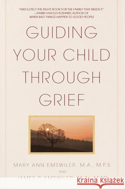 Guiding Your Child Through Grief Mary Ann Emswiler James P. Emswiler James P. Emswiler 9780553380255 Bantam Books