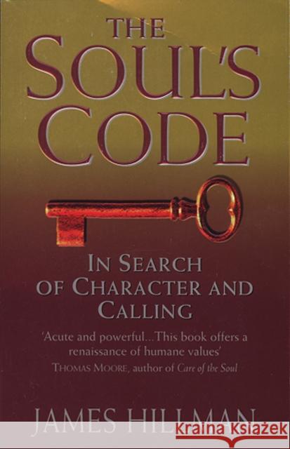 The Soul's Code James Hillman 9780553506341 Transworld Publishers Ltd