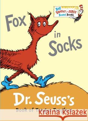 Fox in Socks Dr Seuss 9780553513363 Random House Books for Young Readers