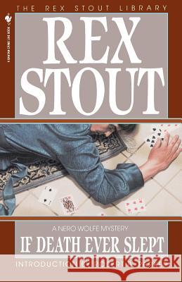 If Death Ever Slept Rex Stout 9780553762969 Bantam Books