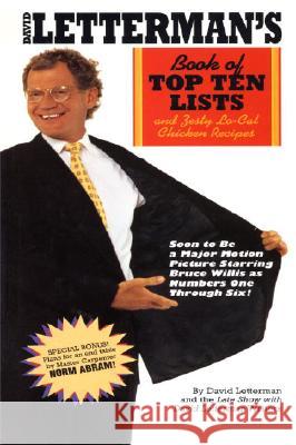 David Letterman's New Book of Top Ten Lists: And Wedding Dress Patterns for the Husky Bride David Letterman 9780553763584 Bantam
