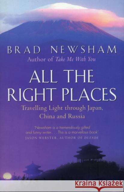 All The Right Places Brad Newsham 9780553816020 TRANSWORLD PUBLISHERS LTD