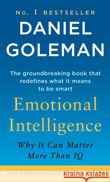 Emotional Intelligence Daniel Goleman 9780553840070 Bantam Books