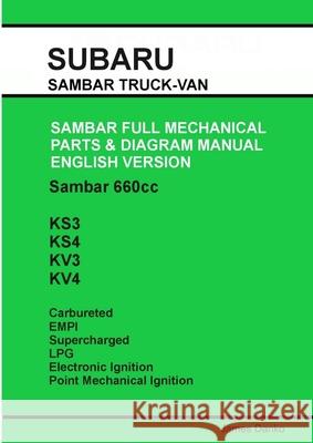 Subaru Sambar English Parts & Diagram Manual James Danko 9780557178032