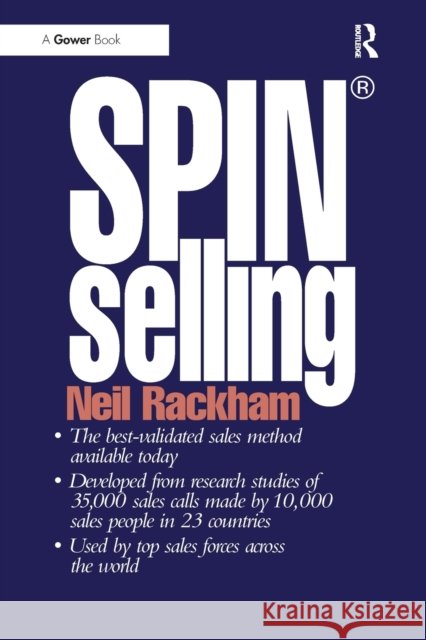 Spin(r) -Selling Neil Rackham 9780566076893