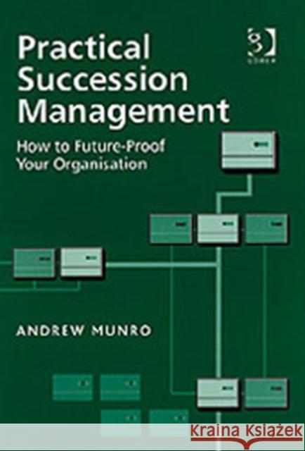 Practical Succession Management: How to Future-Proof Your Organisation Munro, Andrew 9780566085703