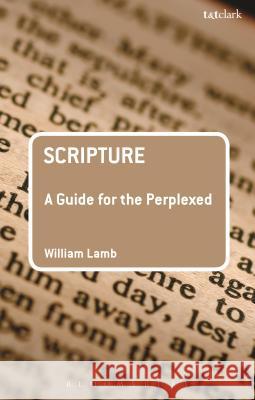 Scripture: A Guide for the Perplexed William R S Lamb 9780567514097