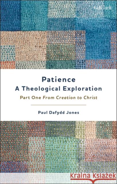 Patience--A Theological Exploration: Part One, from Creation to Christ Paul Dafydd Jones 9780567694393 T&T Clark