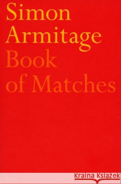 Book of Matches Simon Armitage 9780571169825