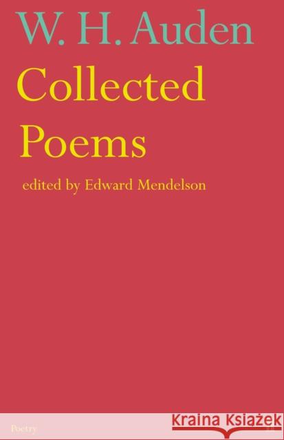 Collected Auden W H Auden 9780571221448 Faber & Faber