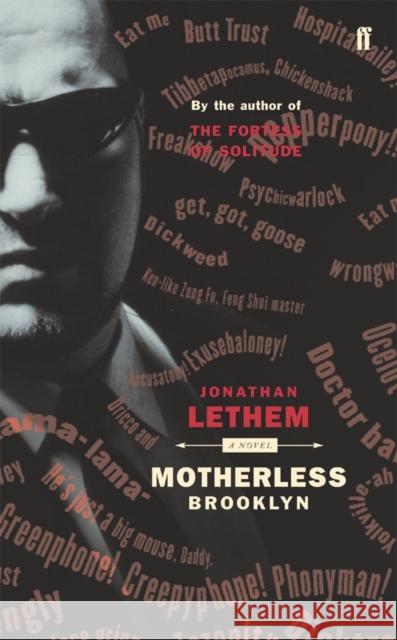 Motherless Brooklyn Jonathan Lethem 9780571226320 Faber & Faber