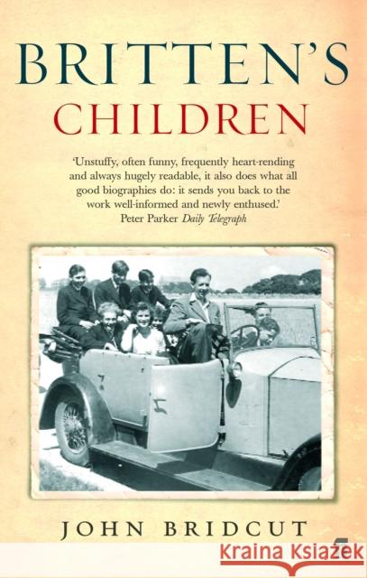 Britten's Children John Bridcut 9780571228409