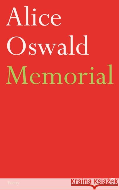 Memorial Alice Oswald 9780571274185