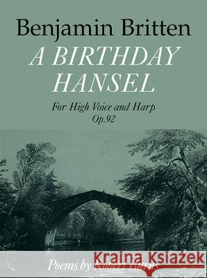 Birthday Hansel, Op. 92: For High Voice and Harp  9780571505371 Faber Music Ltd
