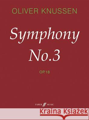 Symphony No. 3: Score  9780571506392 Faber Music Ltd