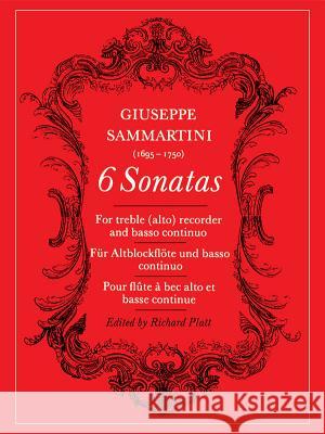 Six Sonatas Guiseppe Sammartini 9780571506965 Faber & Faber