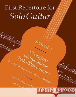 First Repertoire for Solo Guitar, Bk 1 Alfred Music 9780571507092