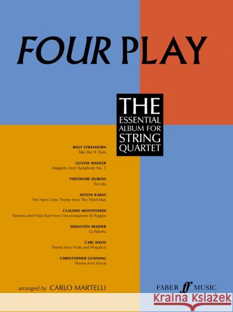 Four Play: Parts Matelli, Carlo 9780571519941 Faber Music Ltd