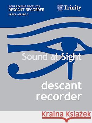 SOUND AT SIGHT DESCANT RECORDER INITIALG C Ball 9780571522330