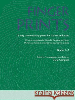 Fingerprints for Clarinet and Piano: Grade 1-4  9780571522552 FABER MUSIC LTD
