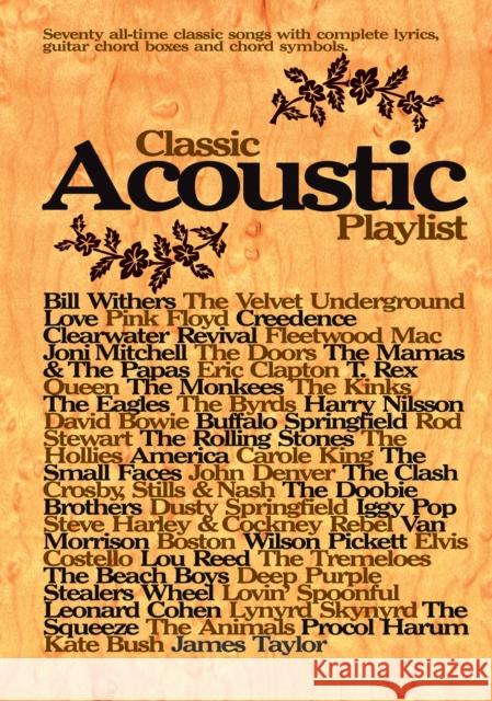 Classic Acoustic Playlist  9780571525713 FABER MUSIC LTD