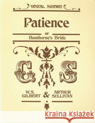 PATIENCE W Gilber 9780571525867 FABER MUSIC