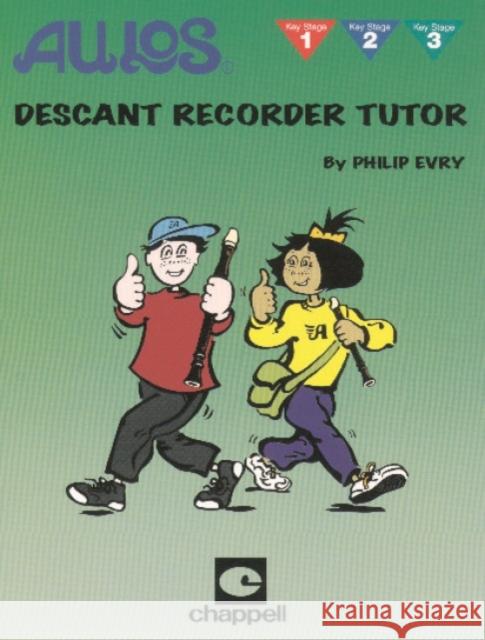 AULOS DESCANT RECORDER TUTOR Philip Evry 9780571526611 FABER MUSIC LTD