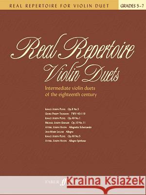 Real Repertoire for Violin Duets Cohen, Mary 9780571529070