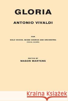 GLORIA Antonio Vivaldi 9780571533268