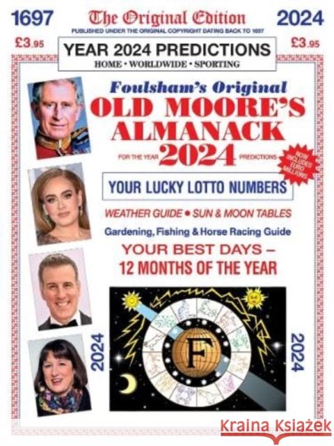 Old Moore's Almanac 2024 Francis Moore 9780572048372 W Foulsham & Co Ltd