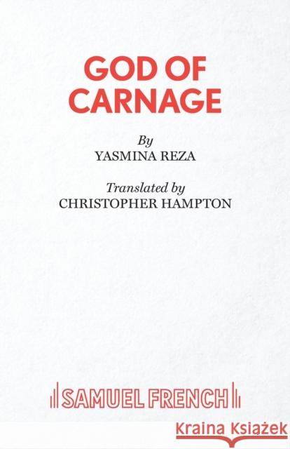 God of Carnage Christopher Hampton Yasmina Reza 9780573115530