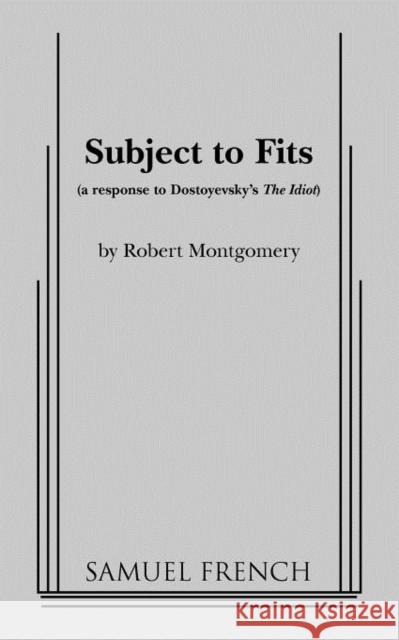 Subject to Fits Robert Montgomery 9780573700354