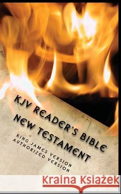 KJV Reader's Bible (New Testament) Dw Christian Press 9780578719412 Dw Christian Press