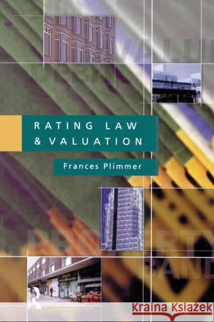 Rating Law and Valuation Frances Plimmer 9780582302501