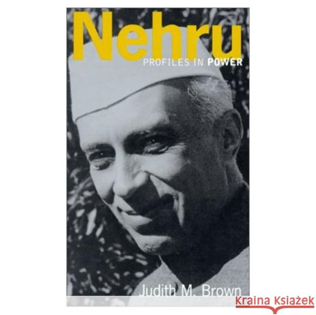 Nehru Judith M Brown 9780582437500 Taylor & Francis